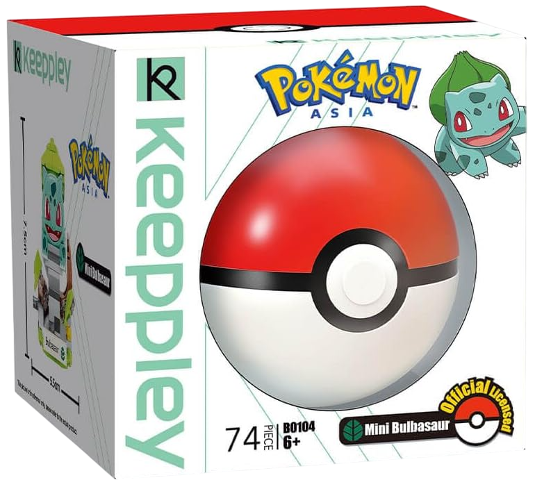 Qman - Keeppley Building Blocks - Pokemon - Mini Bulbasaur - 74Pcs – image 4