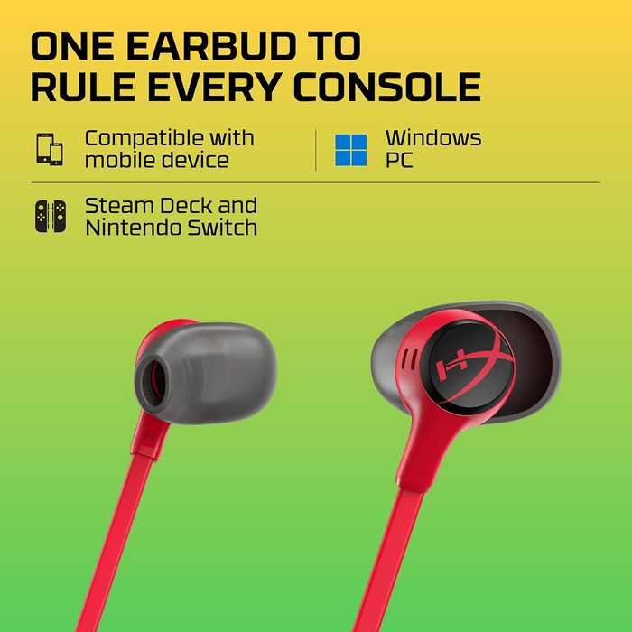 HyperX Cloud Earbuds II -Wired Gaming Earbuds - Red  for sale in Egypt from Games2Egypt