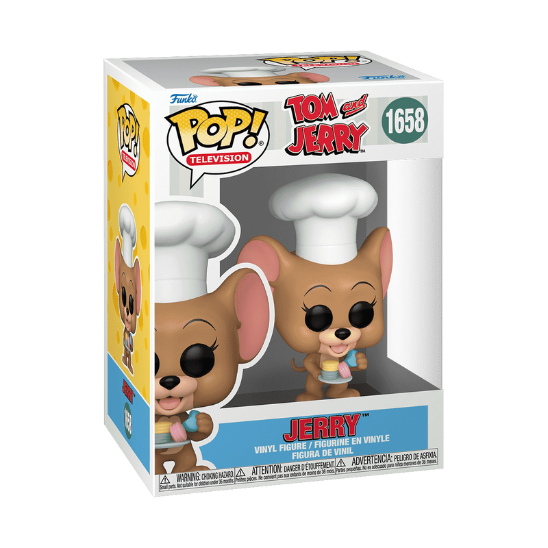 Funko Pop! Cartoon Animation: WB - Tom & Jerry - Jerry with Macaron #1658 – image 2