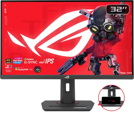 ASUS ROG Strix XG32UCG 4K 160Hz/320Hz - Gaming Monitor