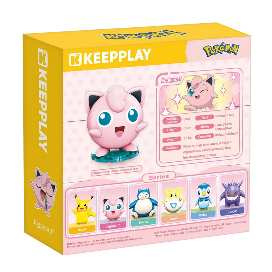 Qman - Keeppley Building Blocks  - Pokemon - Jigglypuff – image 4