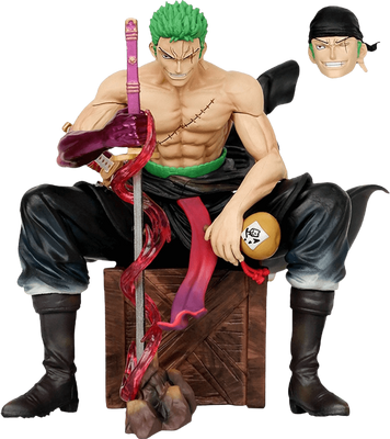Anime One Piece - Roronoa Zoro With Collection accessories - Figure