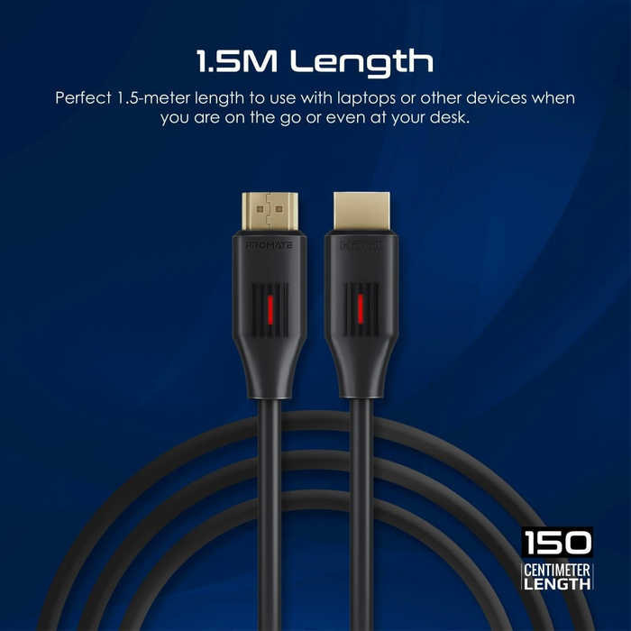 كابل بروميت فائق الدقه HDMI 2.0 4K برولينك 60 هيرتز - 1.5متر   للبيع في مصر من خلال Games2Egypt