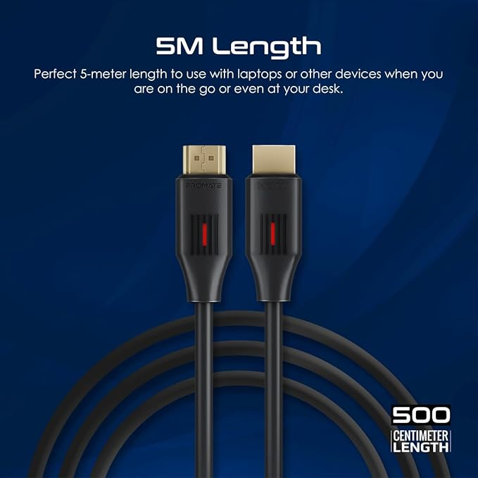 كابل بروميت فائق الدقه HDMI 2.0 4K برولينك 60 هيرتز - 5متر   للبيع في مصر من خلال Games2Egypt