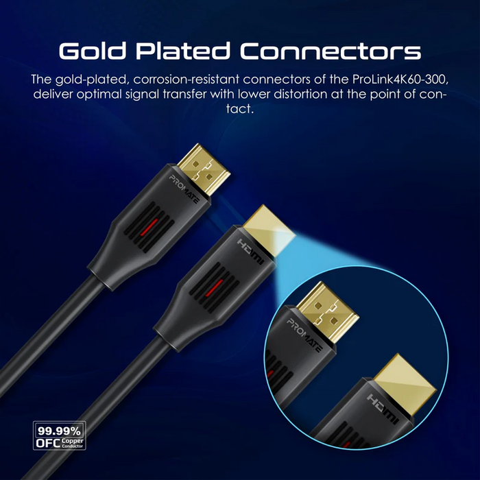 كابل بروميت فائق الدقه HDMI 2.0 4K برولينك 60 هيرتز - 10متر   للبيع في مصر من خلال Games2Egypt
