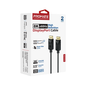 كابل بروميت DisplayPort، فائق الدقة 8K -  60 هيرتز - 1.2متر   للبيع في مصر من خلال Games2Egypt