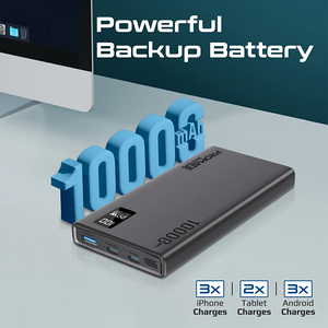 باور بانك بروميت بولت 10PD مزود ب3 منافذ بقوة 10000mAh   للبيع في مصر من خلال Games2Egypt