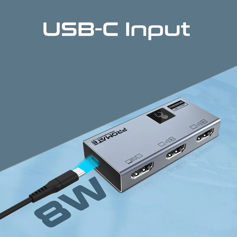 Promate HDMI Switch Adapter Ultra High-Resolution 8K 60Hz – image 4