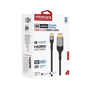 كابل بروميت ميدياكورد-8K تايب سي الي HDMI فائق الدقه - 1.8متر   للبيع في مصر من خلال Games2Egypt