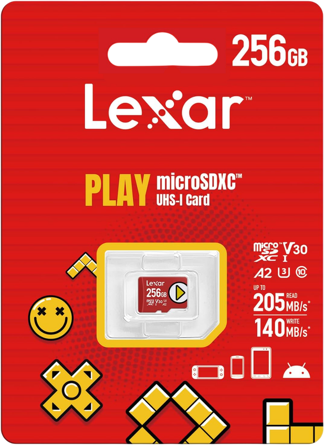ليكسر بلاي 256 جيجابايت مايكرو اس دي كارد بسرعة فائقة 205/140MB/s لنينتندو سويتش – صورة 2