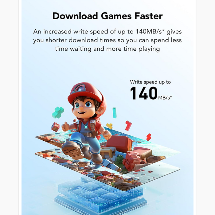 ليكسر بلاي 512 جيجابايت مايكرو اس دي كارد بسرعة فائقة 205/140MB/s لنينتندو سويتش  للبيع في مصر من خلال Games2Egypt