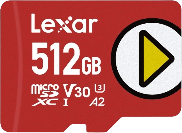 ليكسر بلاي 512 جيجابايت مايكرو اس دي كارد بسرعة فائقة 205/140MB/s لنينتندو سويتش  للبيع في مصر من خلال Games2Egypt