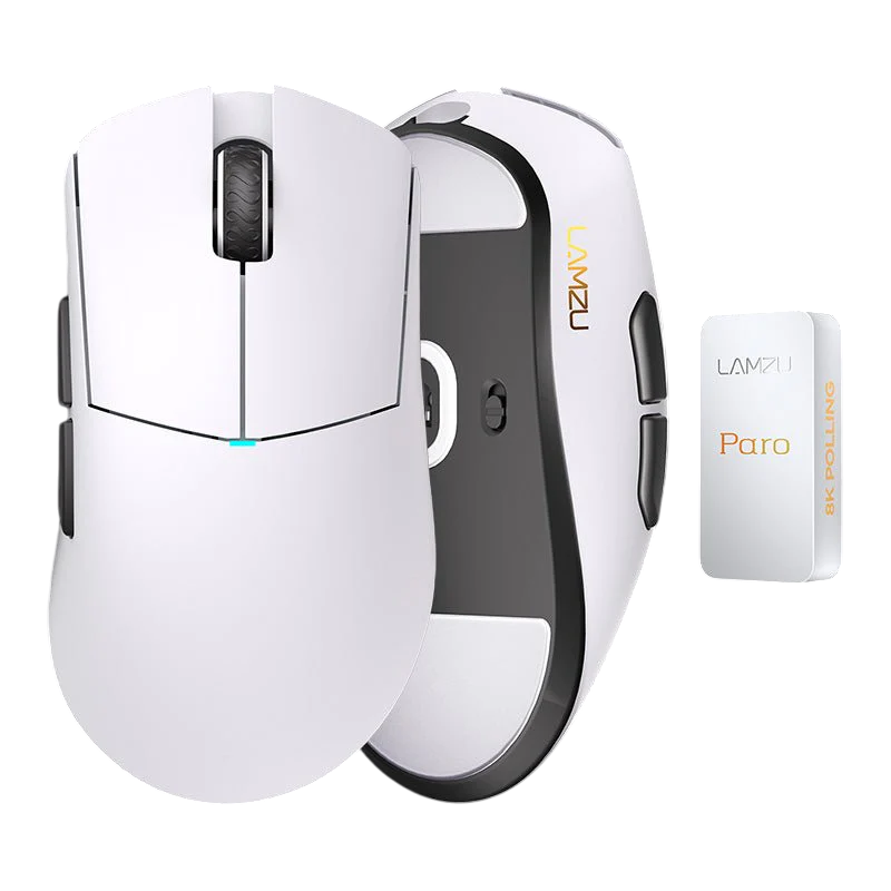 Lamzu Paro Aurora SuperLight Wireless Gaming Mouse - White