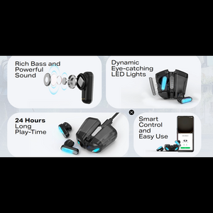 Infinix GTBuds 3 Wireless Earbuds - Black  for sale in Egypt from Games2Egypt