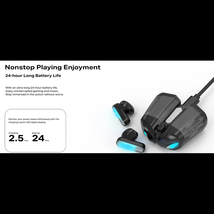 Infinix GTBuds 3 Wireless Earbuds - Black  for sale in Egypt from Games2Egypt