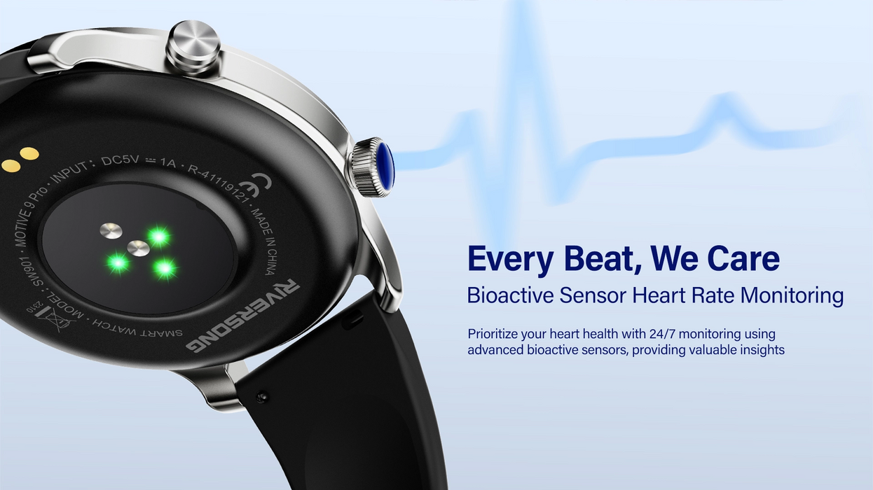 RiverSong Motive 9 Pro Smart Watch -  Titanium Silver  for sale in Egypt from Games2Egypt