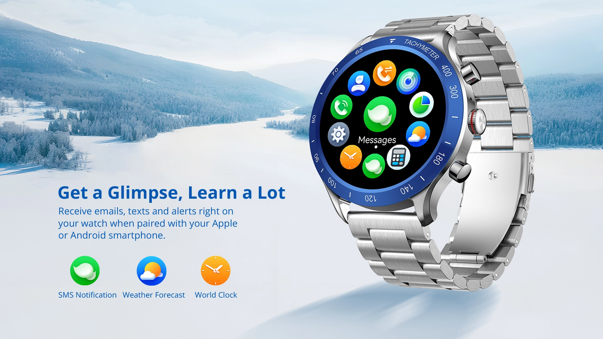 RiverSong Motive 9 Max Smart Watch - Silver  for sale in Egypt from Games2Egypt