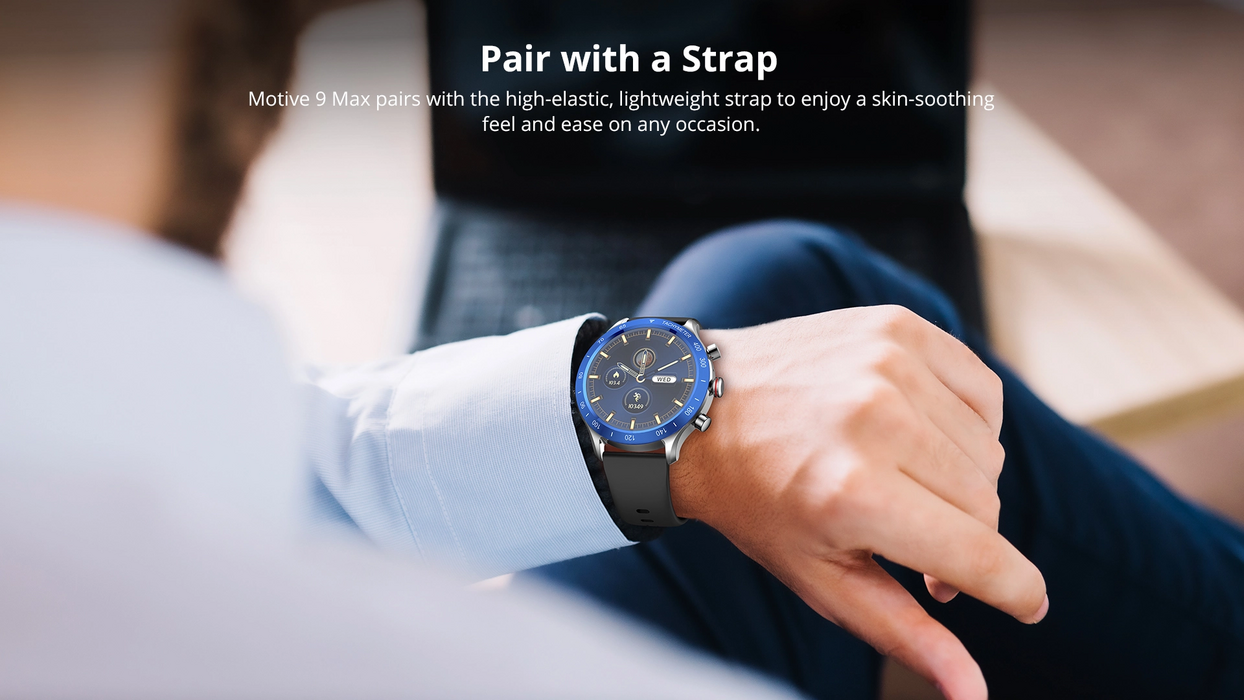 RiverSong Motive 9 Max Smart Watch - Silver  for sale in Egypt from Games2Egypt