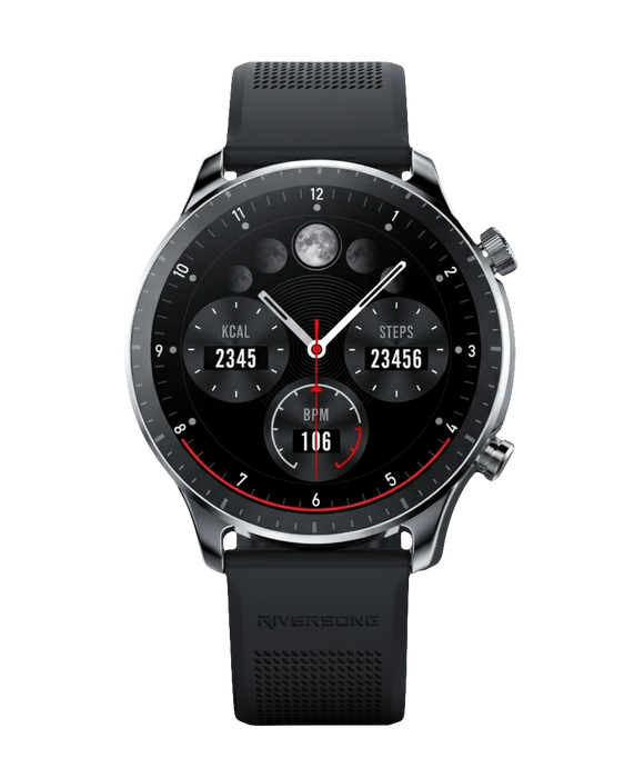 RiverSong Motive 9 Pro Smart Watch -  Titanium Silver  for sale in Egypt from Games2Egypt