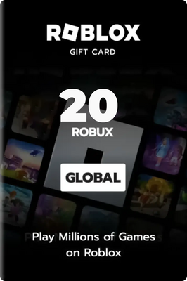 Roblox Card 20 Robux Key Global