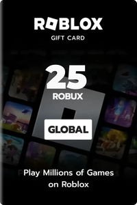Roblox Card 25 Robux Key Global