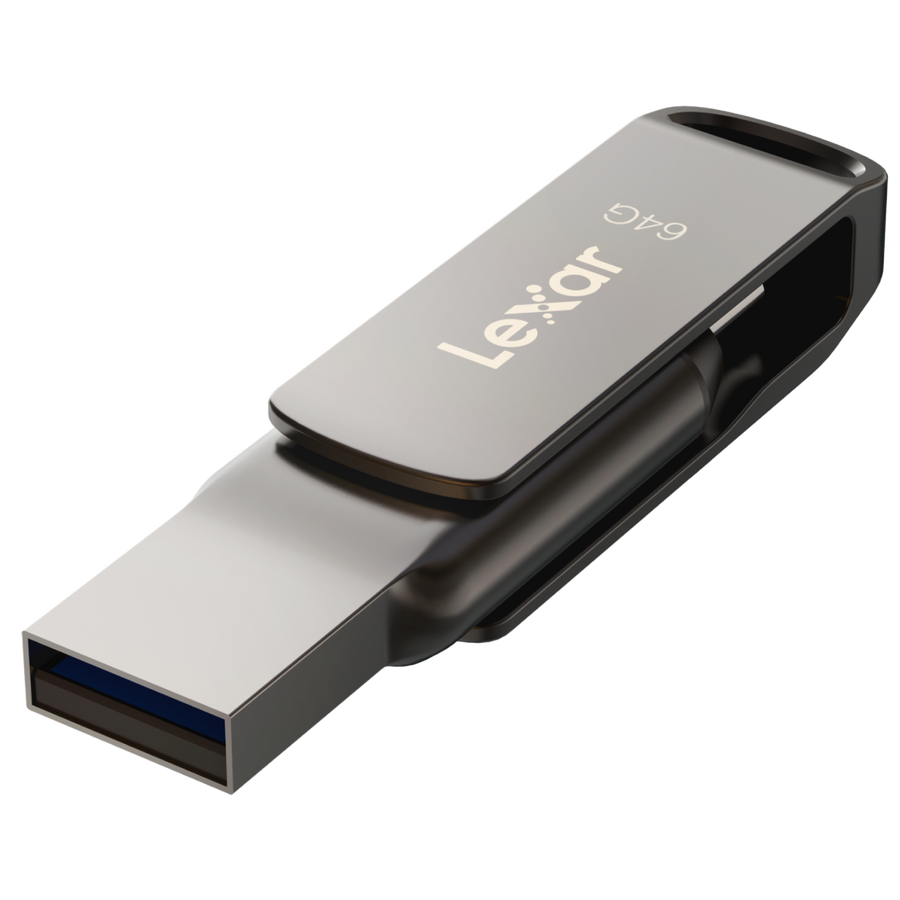 Lexar 64GB USB 3.2 Flash Drive Type-A & Type-C – image 2