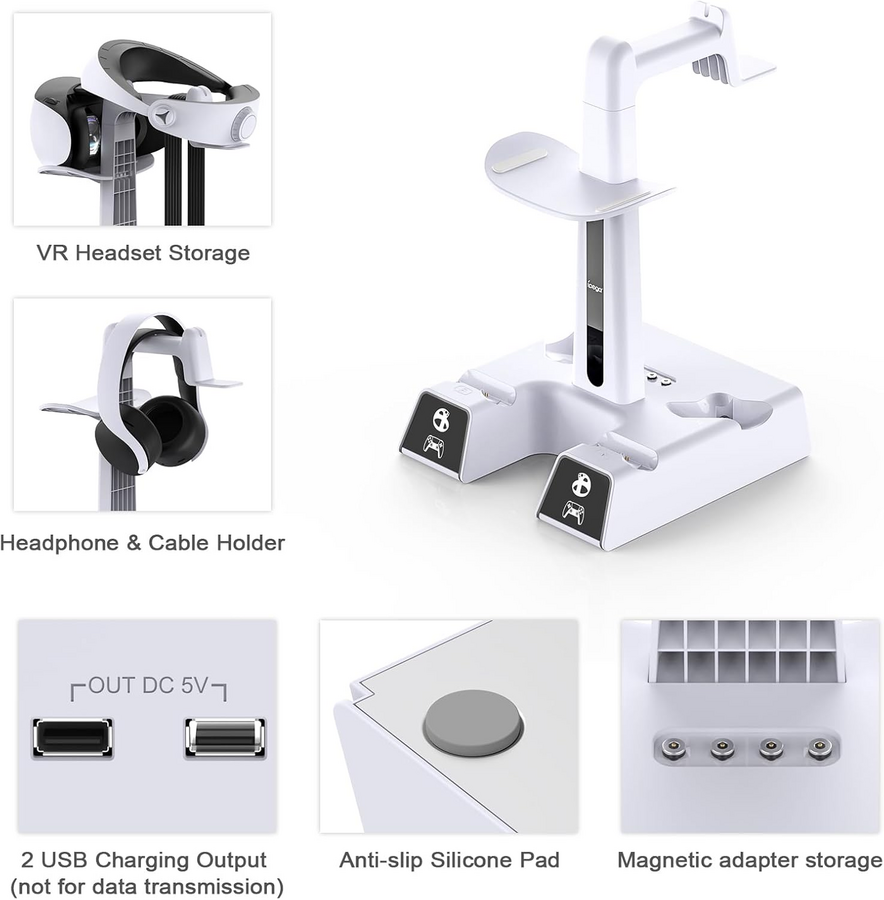  iPega Dual RGB Charging Station Stand for PSVR2  – image 7