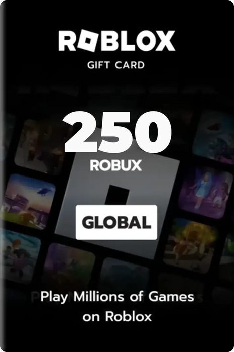 Roblox Card 250 Robux Key Global  for sale in Egypt from Games2Egypt