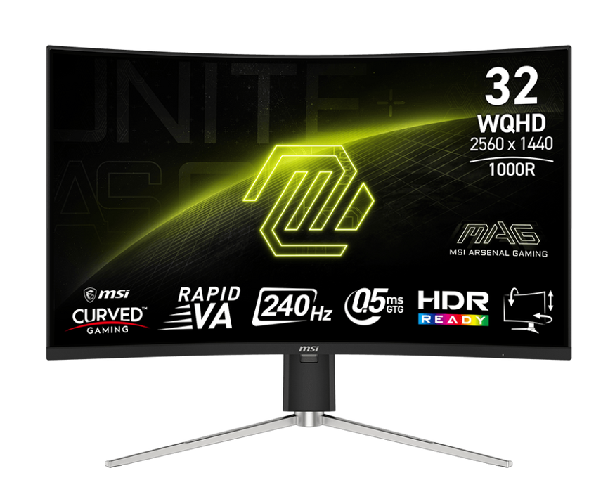 إم إس آي MAG 325CQRXF E2 – شاشة جيمينج منحنية 32 بوصة   للبيع في مصر من خلال Games2Egypt