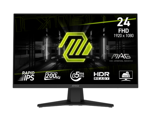 MSI MAG 244F – 23.8" FHD 200Hz Rapid IPS Gaming Monitor