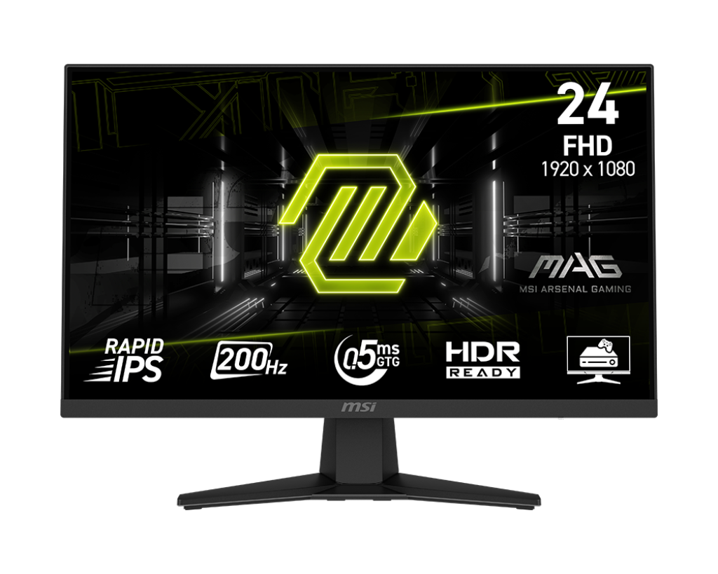 MSI MAG 244F – 23.8" FHD 200Hz Rapid IPS Gaming Monitor