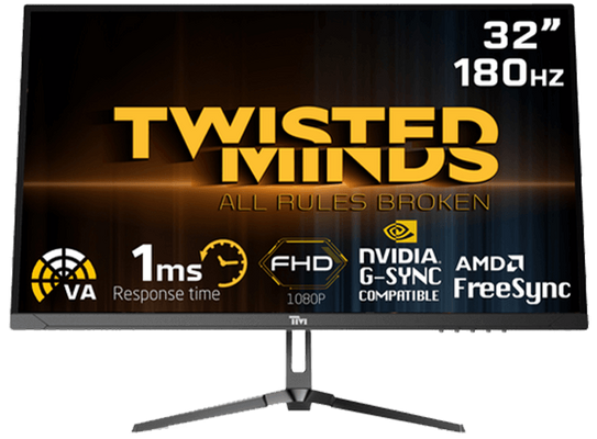 Twisted Minds 32 Inch FHD 180Hz VA - Gaming Monitor
