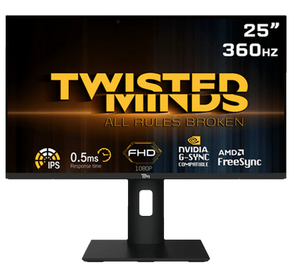 Twisted Minds 25 Inch FHD 360HZ IPS – Gaming Monitor