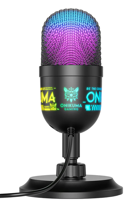 Onikuma M930 RGB USB Microphone with Monitoring – Black  for sale in Egypt from Games2Egypt