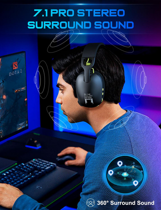 ONIKUMA B2 Tri-Mode Gaming Headphone - Black  for sale in Egypt from Games2Egypt