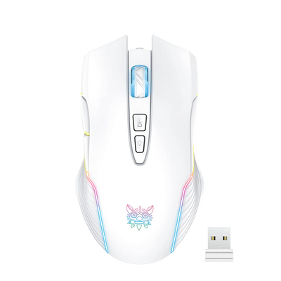 Onikuma CW905 Wireless RGB Gaming Mouse - White
