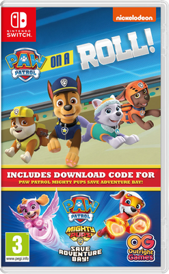 Paw Patrol: On a Roll + Mighty Pups - Nintendo Switch