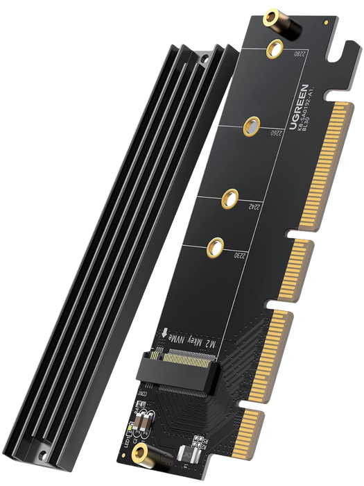 يوجرين كارت توسعة PCIe 4.0 (X16) إلى M.2 NVMe  للبيع في مصر من خلال Games2Egypt