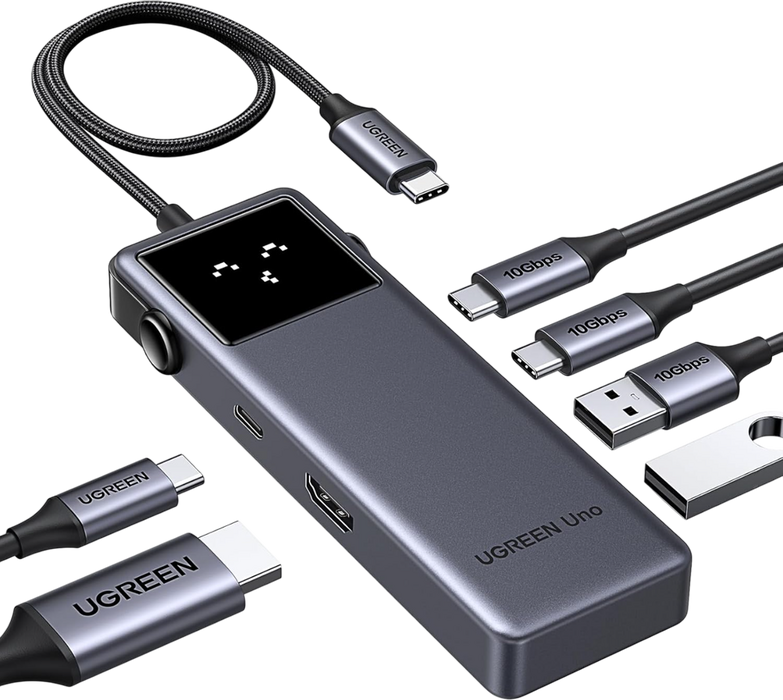 يوجرين Uno USB-C هاب 4K60Hz مع PD100W ومحول 10Gbps  للبيع في مصر من خلال Games2Egypt