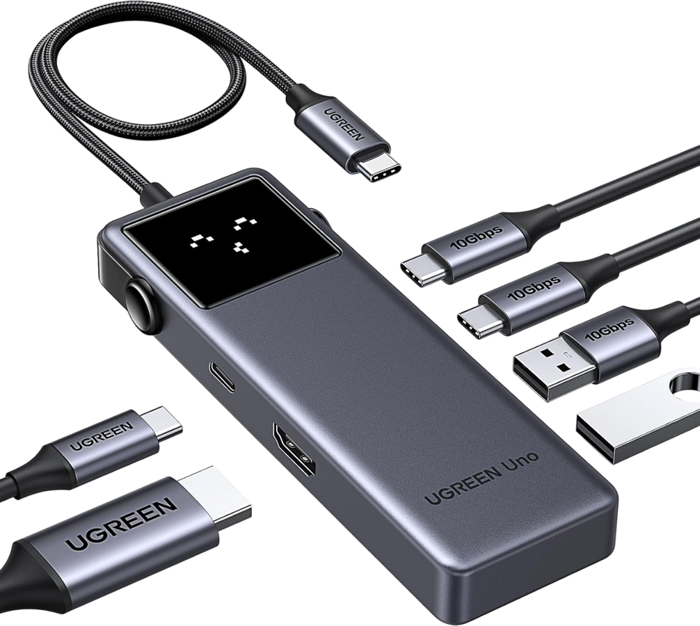 UGREEN Uno USB C HUB 4K60Hz PD100W Splitter Adapter 10 Gbps  – image 2