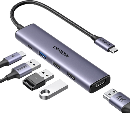 UGREEN CM511 USB-C Hub 5-in-1 Multiport Adapter with 4K HDMI