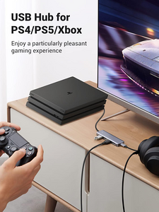 يوجرين USB 3.0 إلى هاب 4 منافذ USB 3.0 مع مزوّد طاقة USB-C (5-في-1)  للبيع في مصر من خلال Games2Egypt