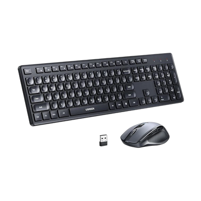 UGREEN MK006 Wireless Keyboard & Mouse – 2.4GHz
