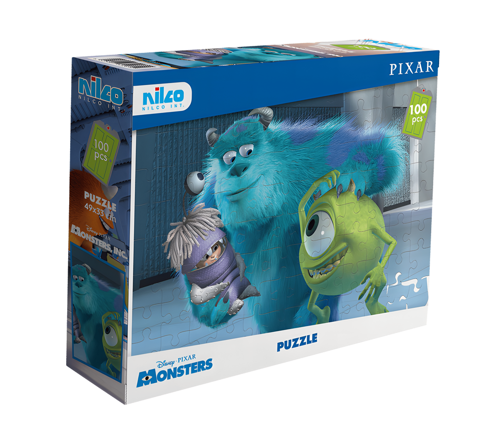 Nilco Disney Pixar Monster Inc Puzzle -100 Pcs