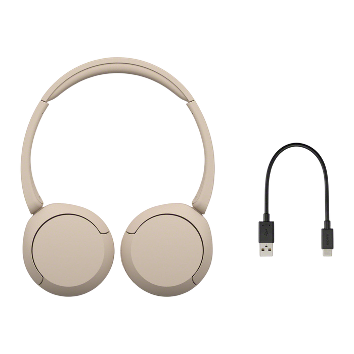 Sony WH-CH520 Wireless Headphone - Beige  for sale in Egypt from Games2Egypt