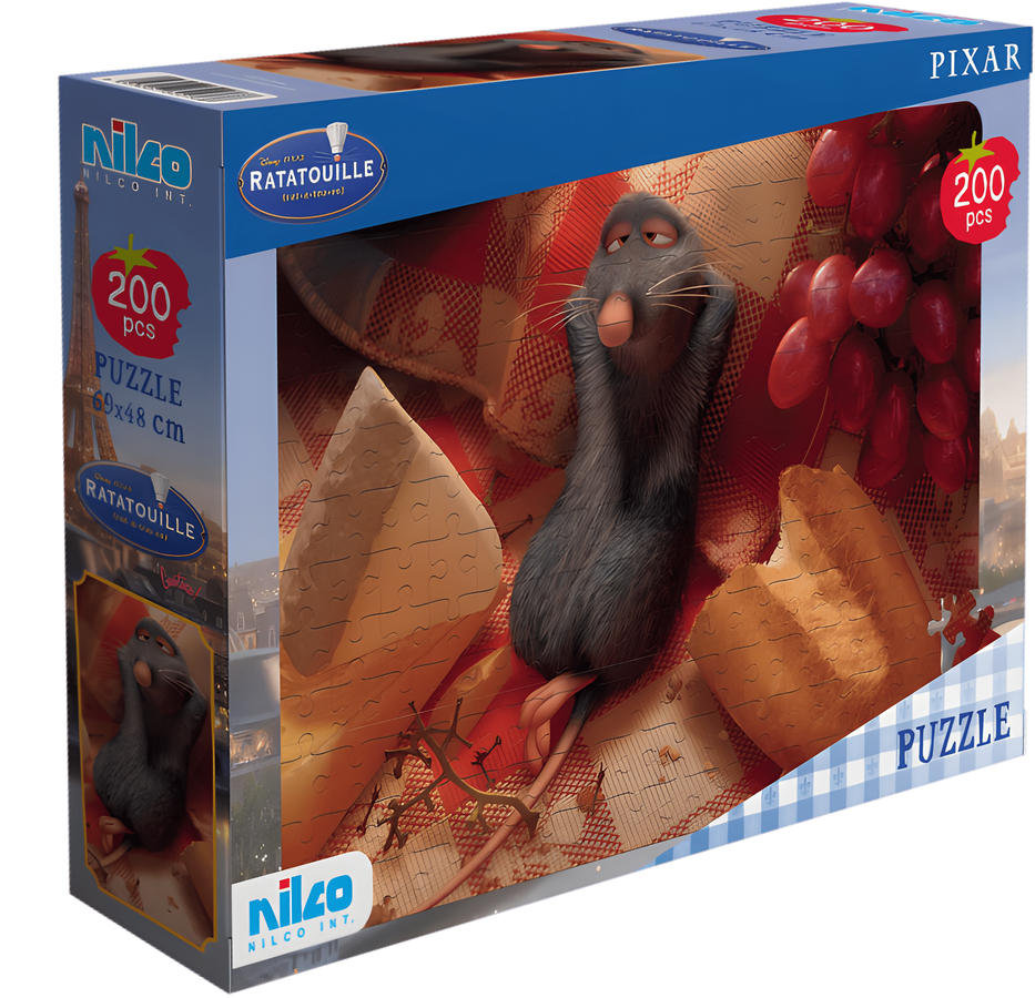 Nilco Disney Ratatouille Puzzle - 200Pcs