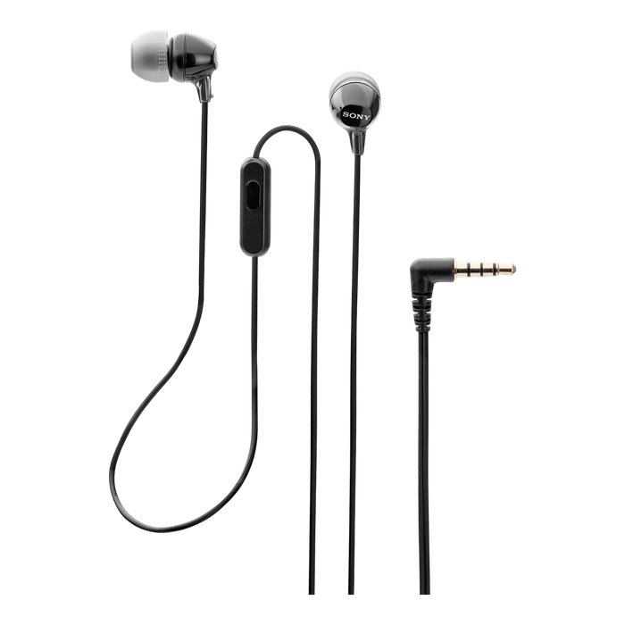 Sony EX15AP In-Ear Earbuds with Mic - Black  for sale in Egypt from Games2Egypt