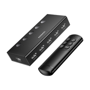 UGREEN CM568 HDMI Switch 5 in 1 Out 4K 60Hz with Remote - Black -  for sale in Egypt from Games2Egypt