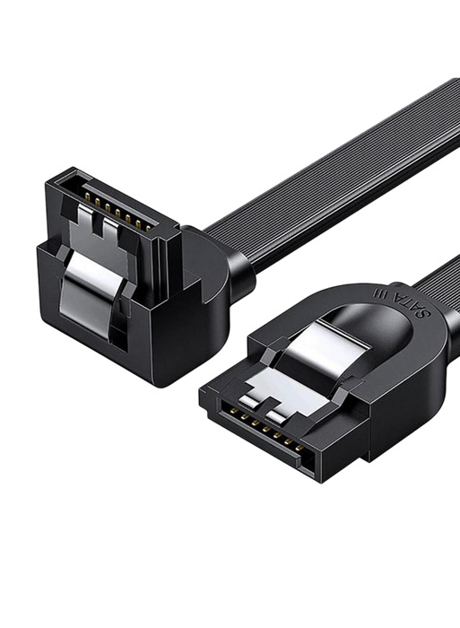 UGREEN US217 Angled SATA 3 Data Cable - 0.5m - Black   for sale in Egypt from Games2Egypt
