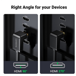 UGREEN HD103 HDMI Cable Right Angle 90 Degree - 2M  for sale in Egypt from Games2Egypt